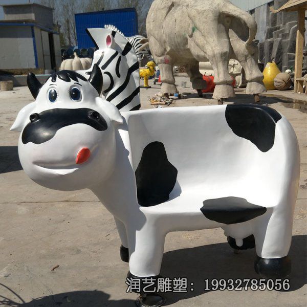 游乐场玻璃钢座椅雕塑 游乐场玻璃钢座椅雕塑