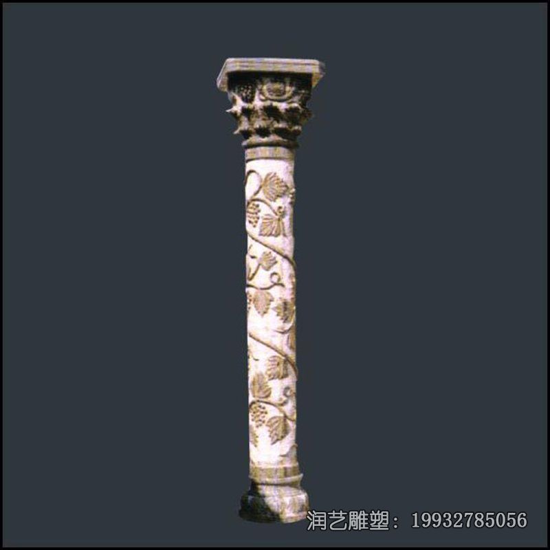 草坪罗马柱石雕 草坪罗马柱石雕