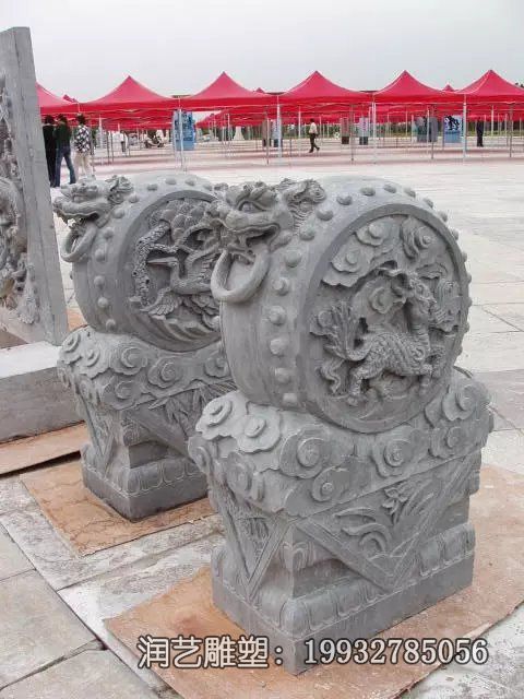酒店门墩石雕 酒店门墩石雕