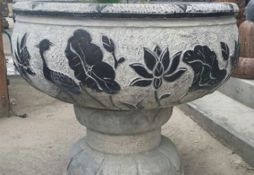 景区鱼缸景观石雕