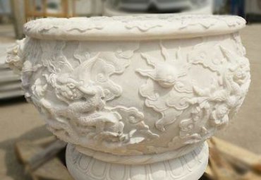 游乐场水缸石雕