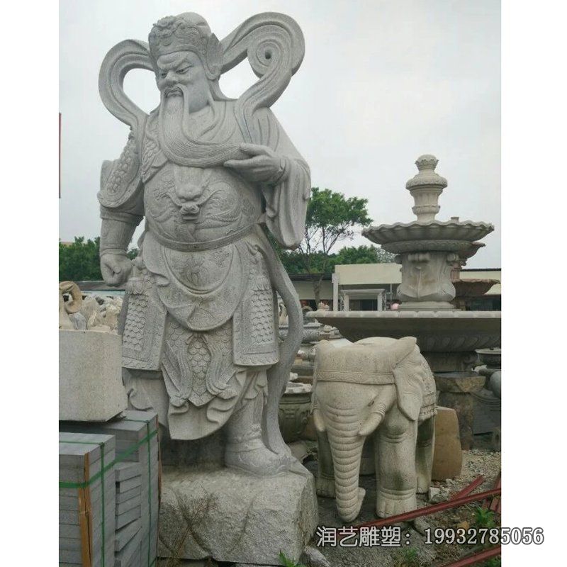 商业街关公石雕 商业街关公石雕
