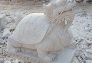 景区龙龟动物石雕