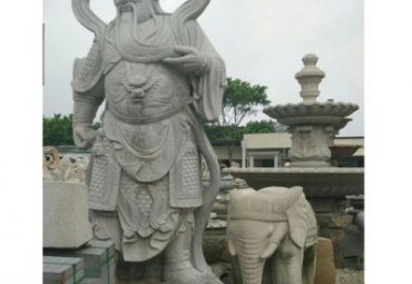 商业街关公石雕