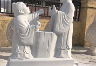 商场孔融让梨石雕