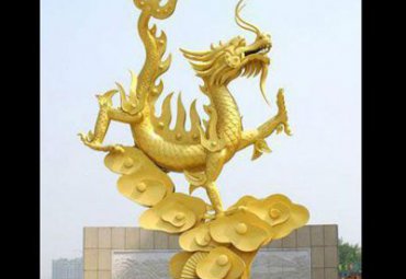 商业街龙铜雕