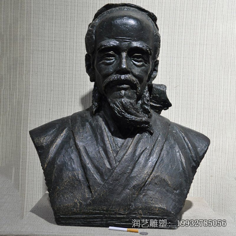 公园华佗人物铜雕 公园华佗人物铜雕