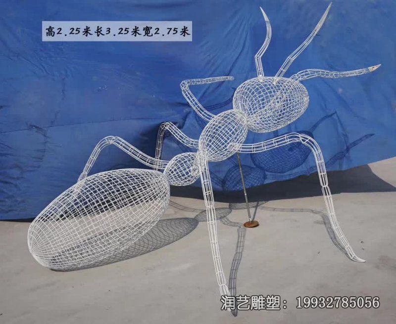 城市不锈钢蚂蚁雕塑 城市不锈钢蚂蚁雕塑