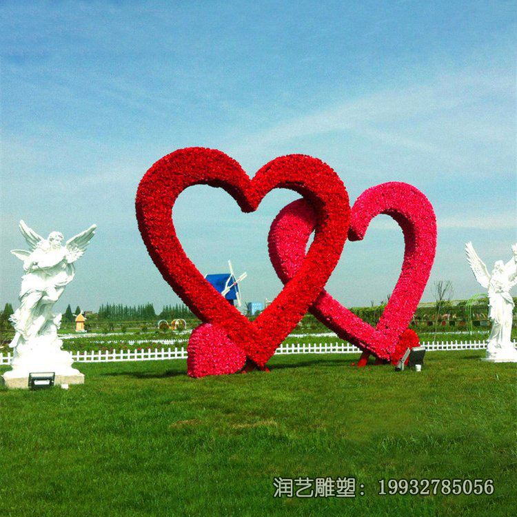 城市不锈钢爱心雕塑 城市不锈钢爱心雕塑