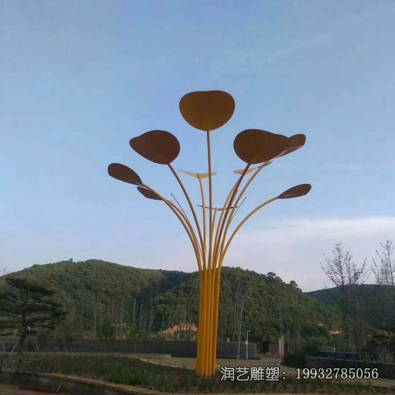 企业不锈钢抽象景观雕塑 企业不锈钢抽象景观雕塑