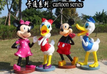 商场玻璃钢米奇雕塑