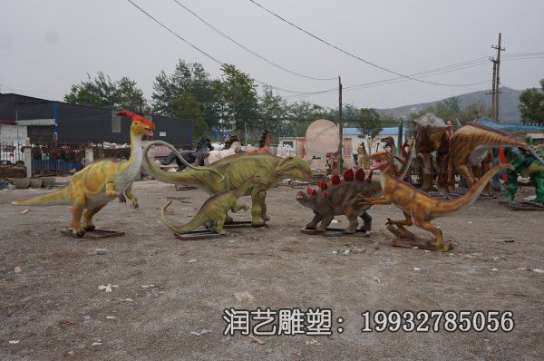 商业街玻璃钢恐龙雕塑 商业街玻璃钢恐龙雕塑
