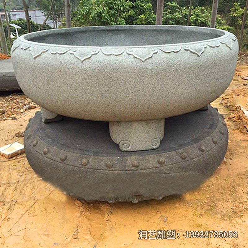 草坪鱼缸石雕 草坪鱼缸石雕