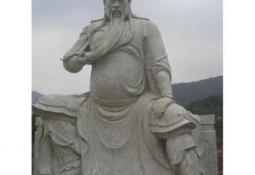 学校关公人物石雕