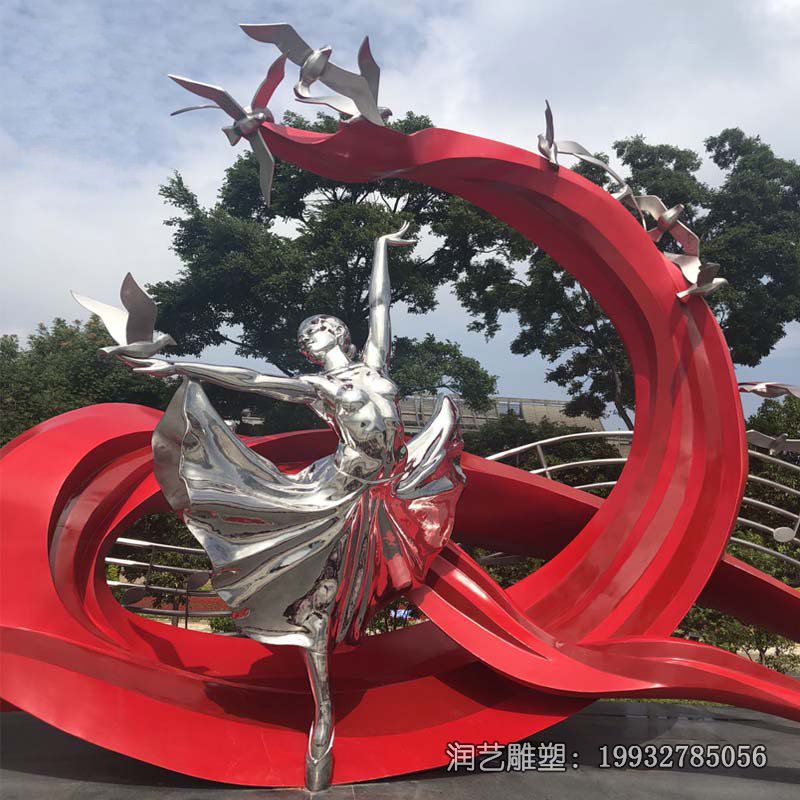 景区不锈钢鸽子动物雕塑 景区不锈钢鸽子动物雕塑