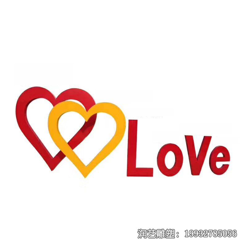 商场不锈钢love雕塑 商场不锈钢love雕塑