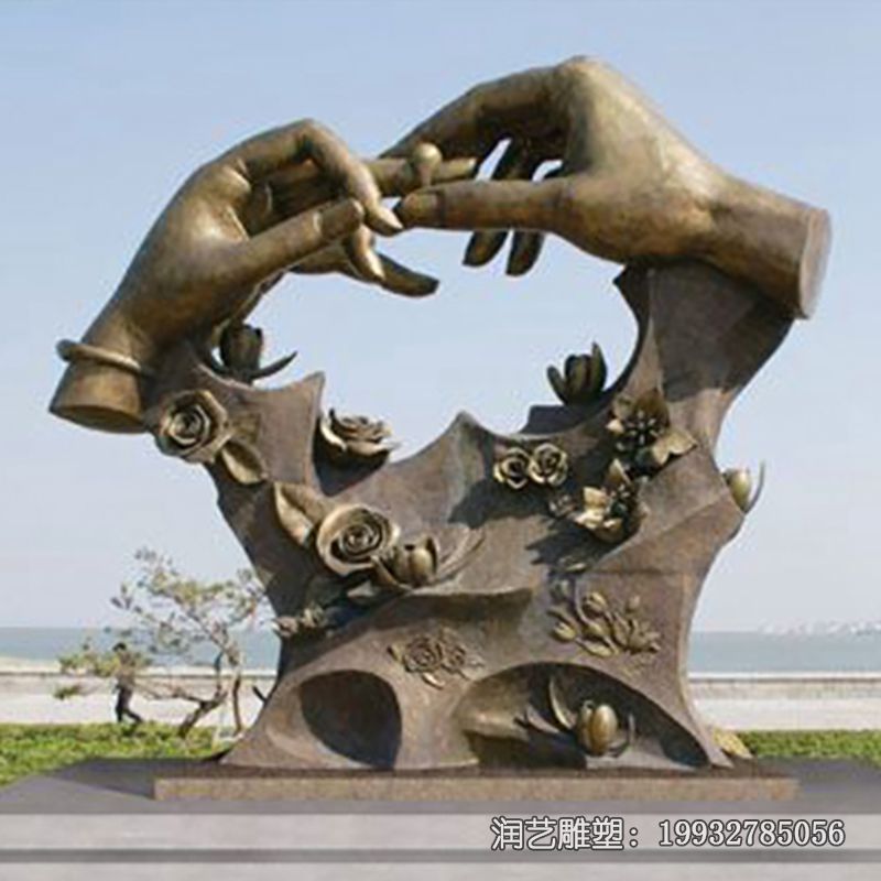 企业不锈钢戒指景观雕塑 企业不锈钢戒指景观雕塑