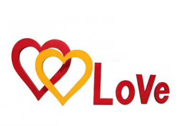 商场不锈钢love雕塑