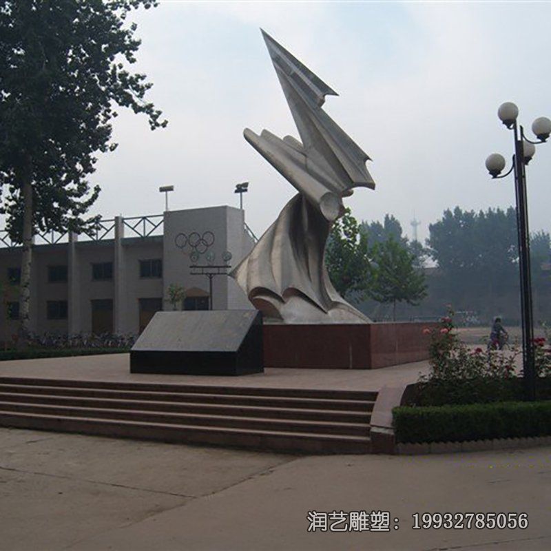 学校不锈钢校园景观雕塑 学校不锈钢校园景观雕塑