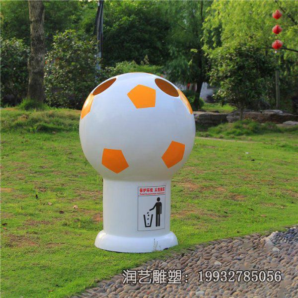 景区玻璃钢垃圾桶景观雕塑 景区玻璃钢垃圾桶景观雕塑