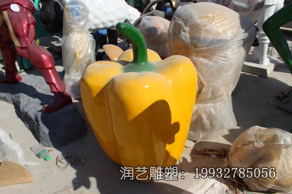 小区玻璃钢蔬菜景观雕塑 小区玻璃钢蔬菜景观雕塑