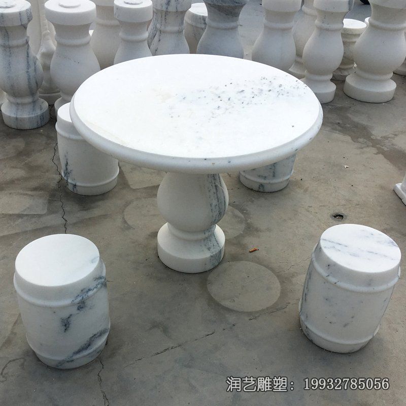 公园桌凳景观石雕 公园桌凳景观石雕