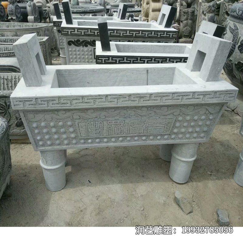 小区香炉景观石雕 小区香炉景观石雕