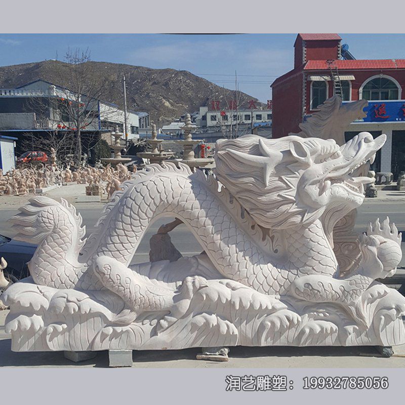 景区龙动物石雕 景区龙动物石雕