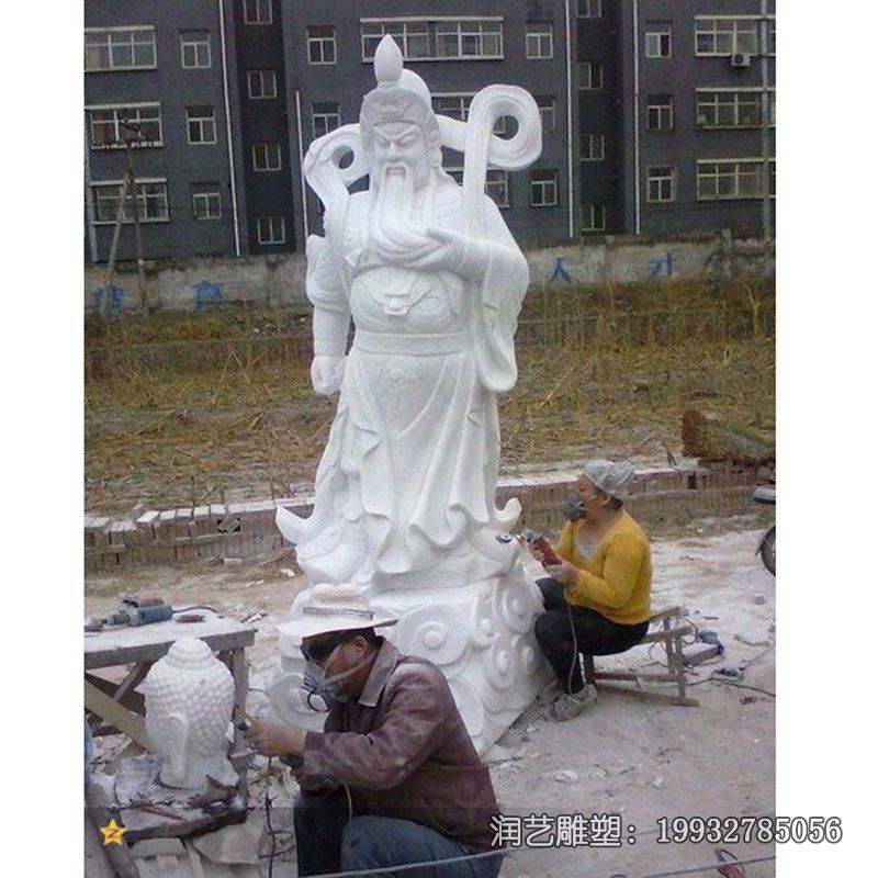企业关公人物石雕 企业关公人物石雕