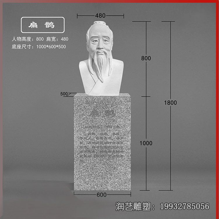 广场扁鹊石雕 广场扁鹊石雕