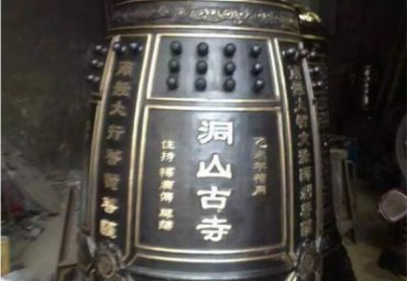 企业钟景观铜雕
