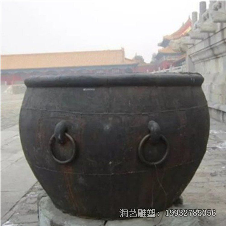 酒店水缸铜雕 酒店水缸铜雕