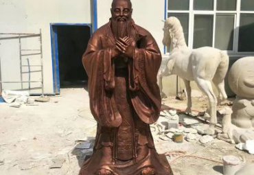 学校孔子人物铜雕
