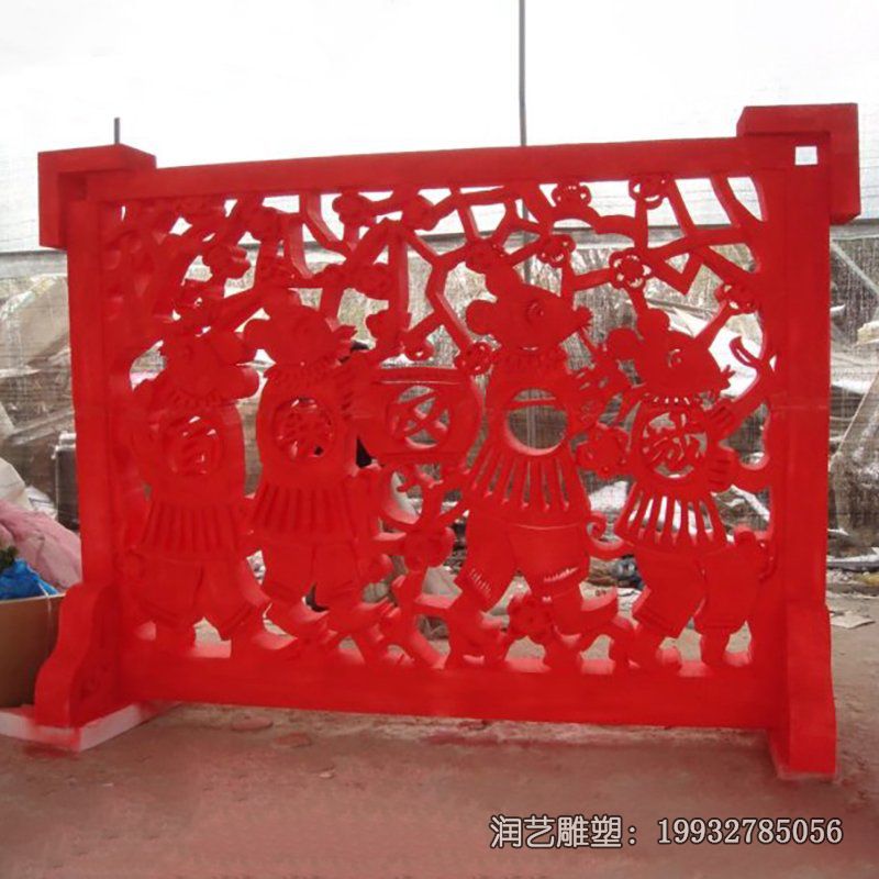 城市不锈钢剪纸景观雕塑 城市不锈钢剪纸景观雕塑