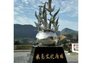 公园不锈钢大雁动物雕塑