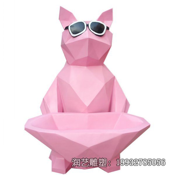 商业街玻璃钢猫雕塑 商业街玻璃钢猫雕塑