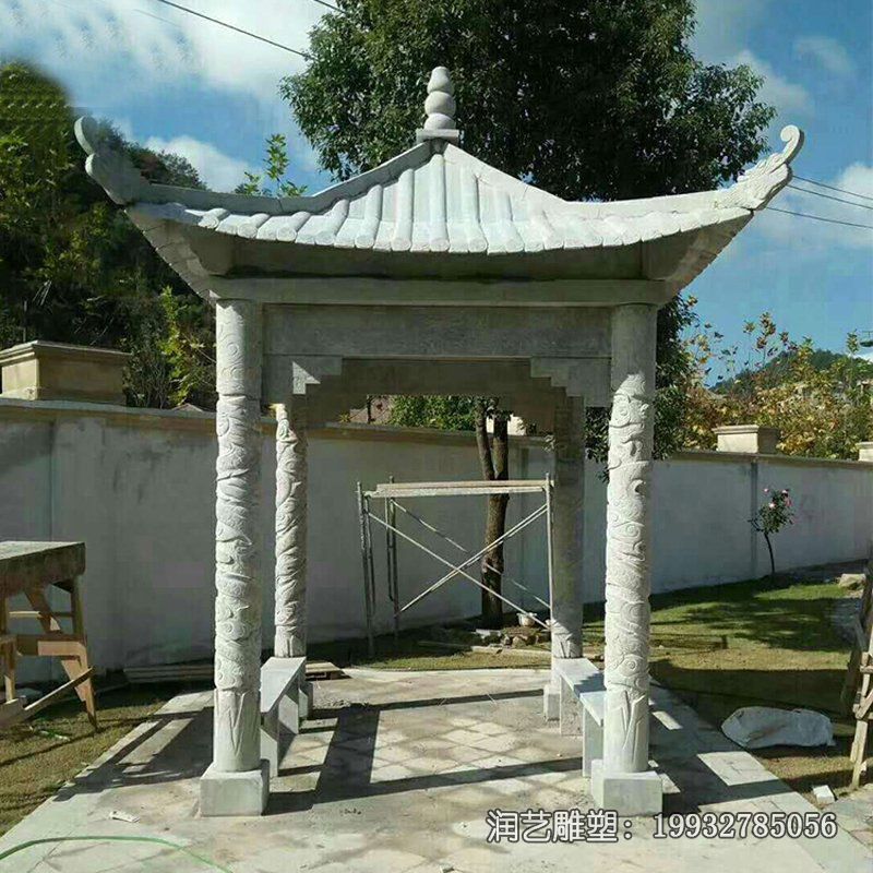 小区凉亭景观石雕 小区凉亭景观石雕