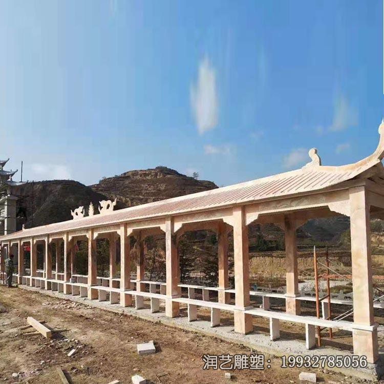 酒店长廊景观石雕 酒店长廊景观石雕