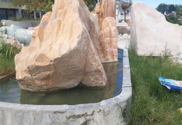 酒店流水盆景观石雕