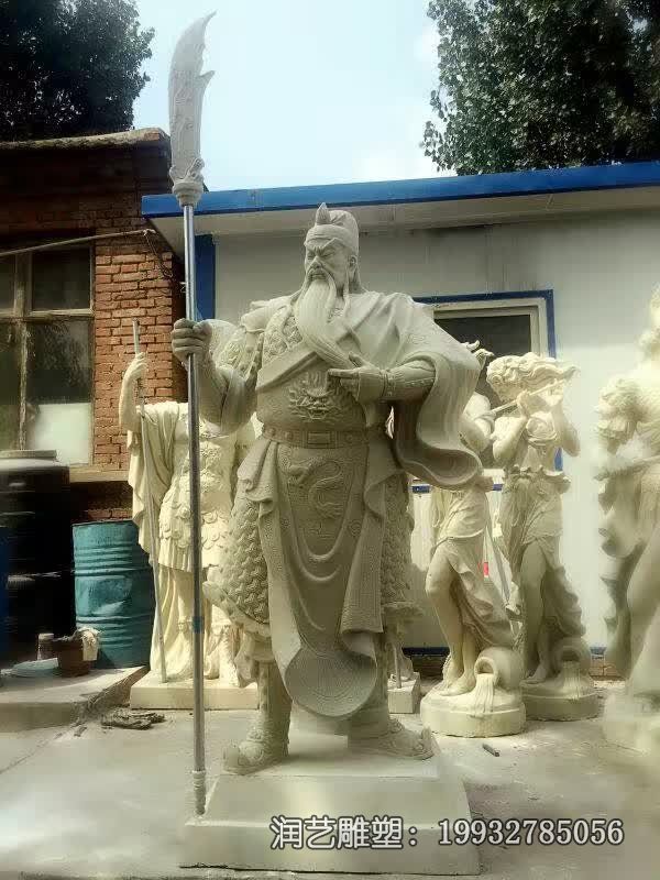 草坪关公铜雕 草坪关公铜雕