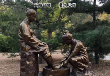 城市典故人物铜雕