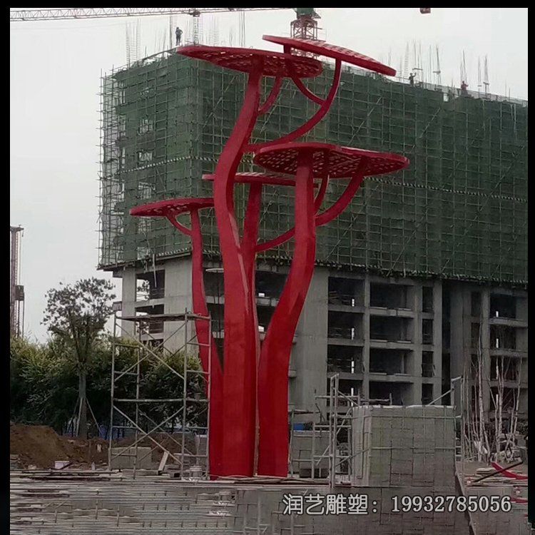 医院不锈钢蘑菇雕塑 医院不锈钢蘑菇雕塑