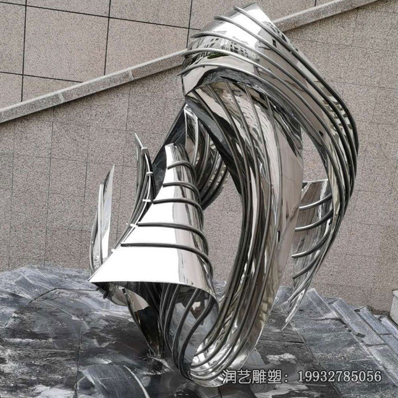 游乐场不锈钢螺旋雕塑 游乐场不锈钢螺旋雕塑