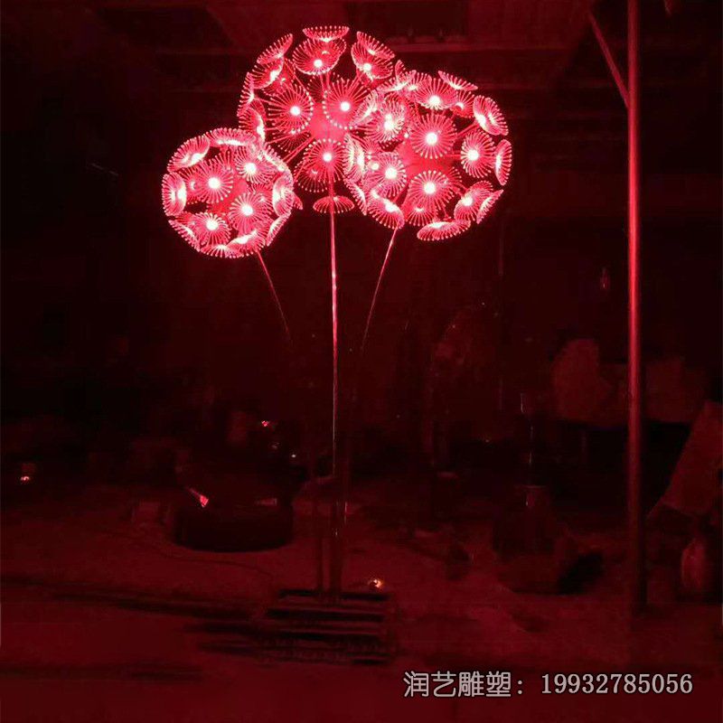 酒店不锈钢蒲公英雕塑 酒店不锈钢蒲公英雕塑