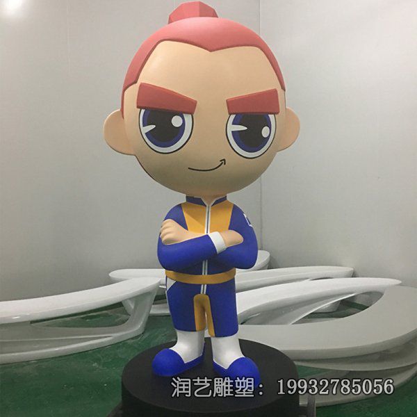 企业玻璃钢公仔卡通雕塑 企业玻璃钢公仔卡通雕塑