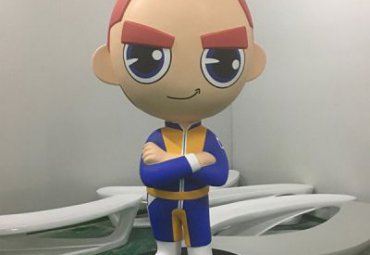 企业玻璃钢公仔卡通雕塑