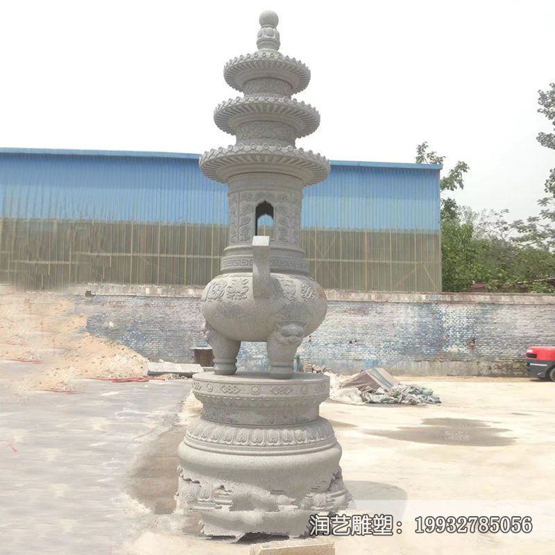 酒店香炉景观石雕 酒店香炉景观石雕