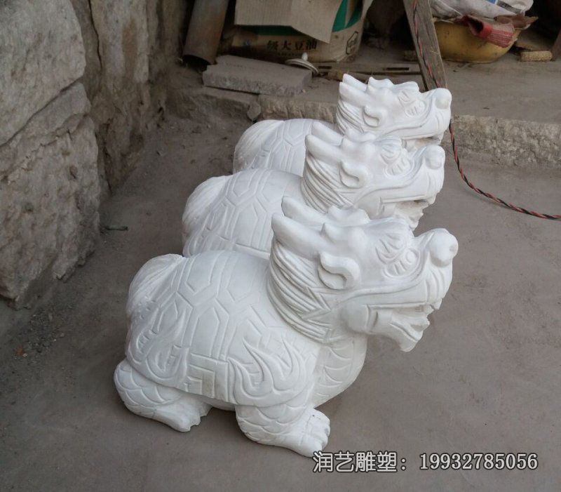 游乐场龙龟动物石雕 游乐场龙龟动物石雕
