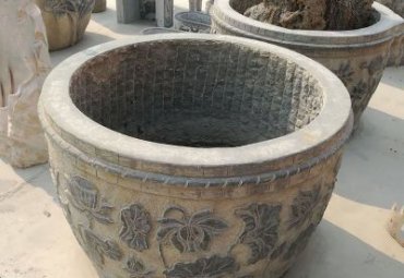学校水缸景观石雕