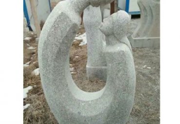 小区抽象人物石雕